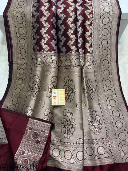 Katan Meenakari Handloom Banarasi Saree