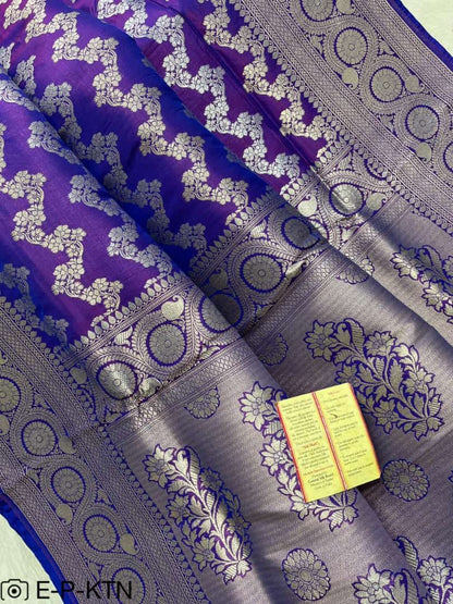 Katan Meenakari Handloom Banarasi Saree