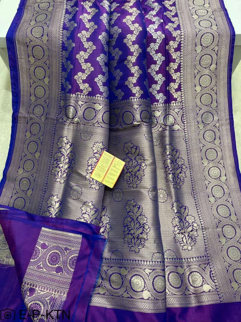 Katan Meenakari Handloom Banarasi Saree