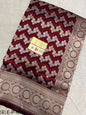 Katan Meenakari Handloom Banarasi Saree