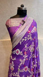 Pure Khaddi Georgette Silk Saree