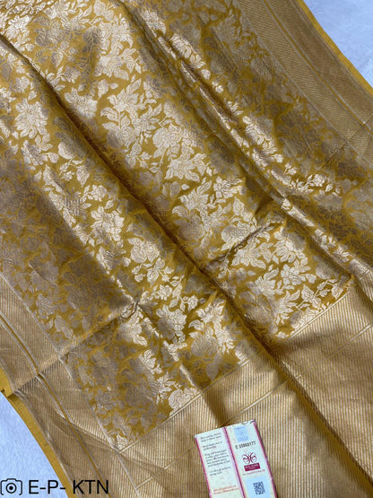 Pure Handloom Katan Brocade Banarasi Saree