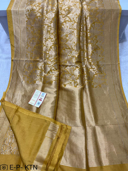 Pure Handloom Katan Brocade Banarasi Saree