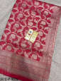 Pure Handloom Katan Cutwork Elegant Banarasi Saree