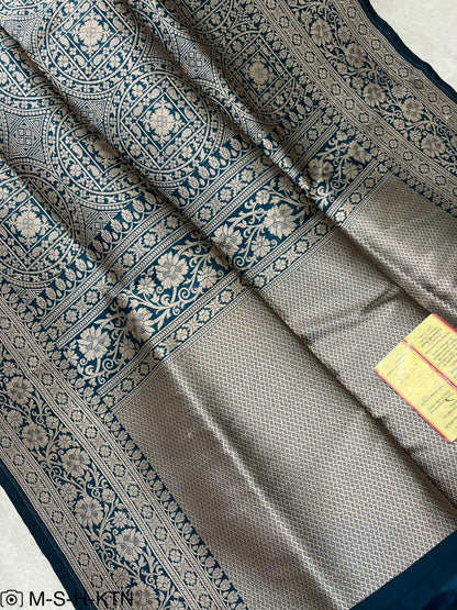 Saffire Banarasi Pure Handwoven Katan Brocade Saree