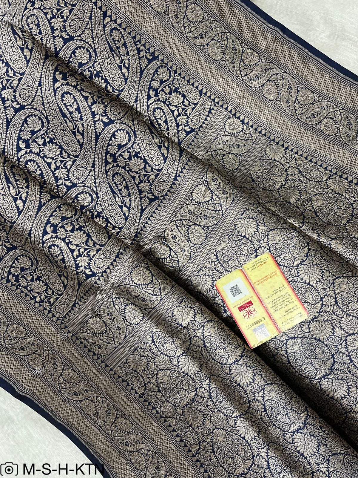 Pure Banarasi Handwoven Katan Brocade Saree