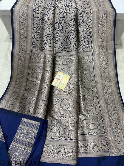 Pure Banarasi Handwoven Katan Brocade Saree