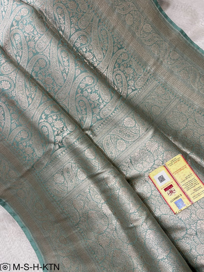 Pure Elegant Banarasi Handwoven Katan Brocade Saree