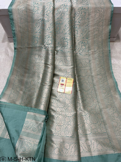 Pure Elegant Banarasi Handwoven Katan Brocade Saree