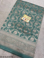 Pure Elegant Handwoven Katan Cutwork Banarasi Saree