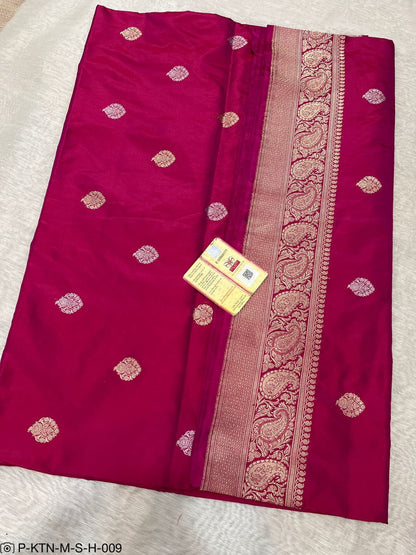 Banarasi Pure Handwoven Kadhua Katan Silk Wedding Saree