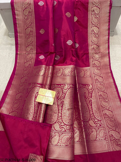 Banarasi Pure Handwoven Kadhua Katan Silk Wedding Saree