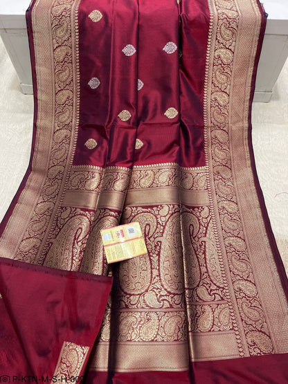 Banarasi Pure Handloom Kadhua Katan Silk Wedding Saree