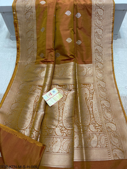 Banarasi Pure Handloom Kadhua Katan Silk Wedding Saree