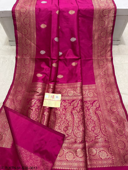 Banarasi Pure Handwoven Kadhua Katan Silk Wedding Saree