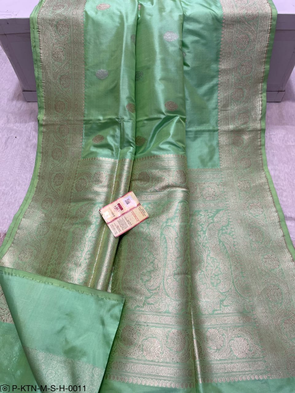 Banarasi Pure Handwoven Katan Silk Saree