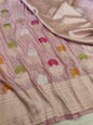 Pure Katan Silk Handloom Meenakari Boota Saree