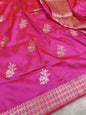 Rani Handwoven Vintage Pure Banarasi Silk Boota Saree