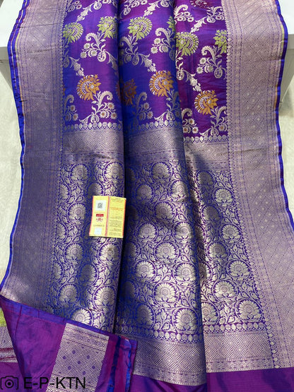 Katan Meenakari Handloom Banarasi Saree