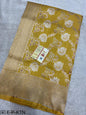 Katan Meenakari Handloom Banarasi Saree for Haldi Ceremony