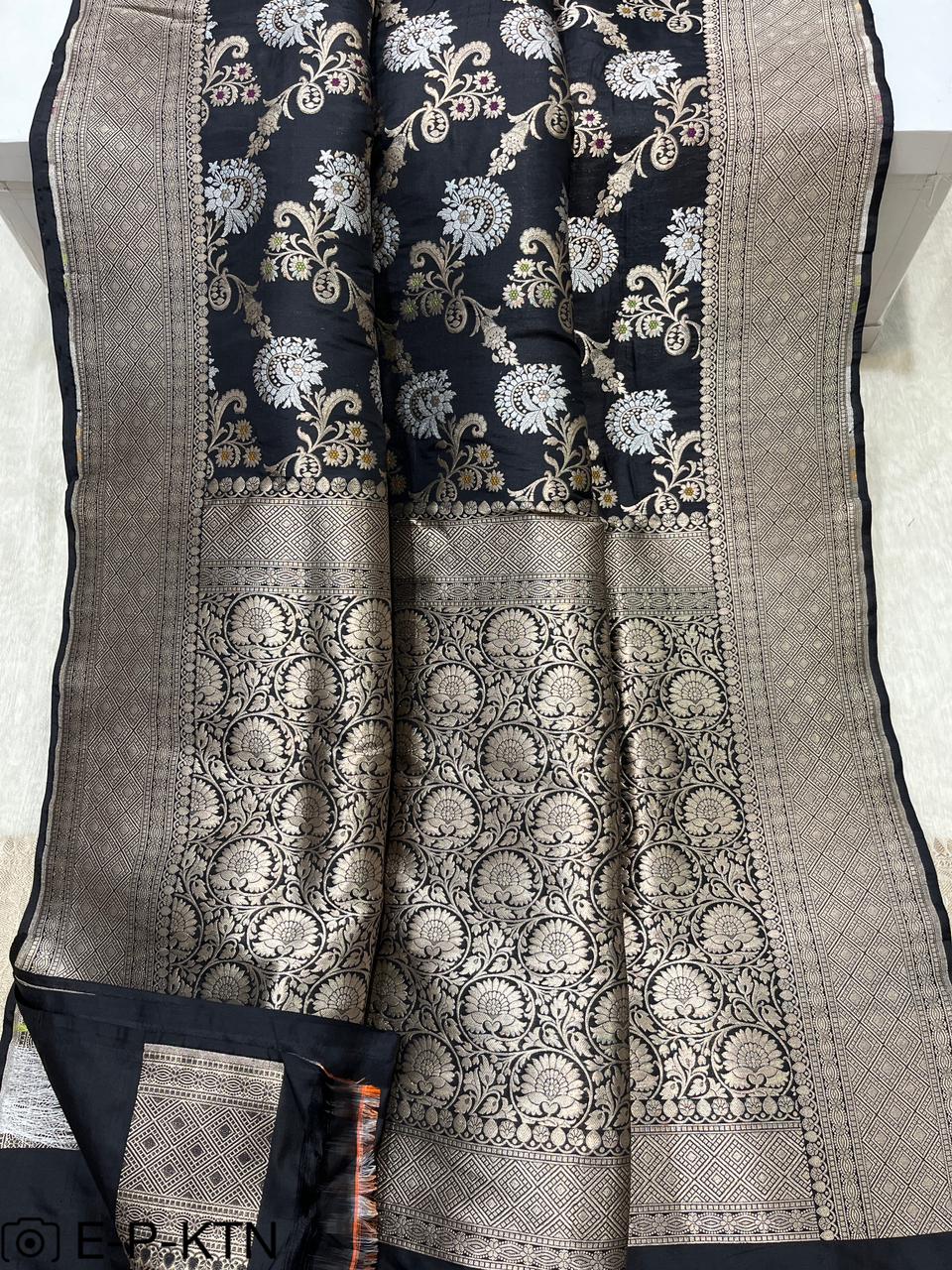 Katan Meenakari Handloom Banarasi Saree