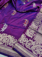 Handwoven Vintage Pure Banarasi Silk Boota Saree