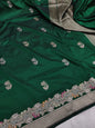 Handwoven Vintage Pure Banarasi Silk Booti Saree