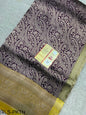 Pure Banarasi Handwoven Katan Silk Contrast Brocade Saree