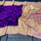Pure Khaddi Georgette Silk Saree