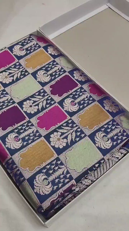 Pure Banarasi Rangkaat Saree