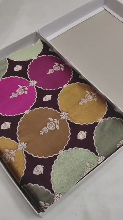 Pure Banarasi Rangkaat Saree