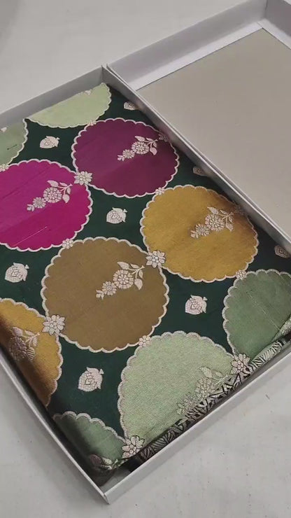 Pure Banarasi Rangkaat Saree