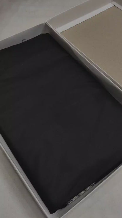 Black Pure Banarasi Handwoven Kadhua Katan Silk Saree