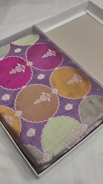 Pure Banarasi Rangkaat Saree