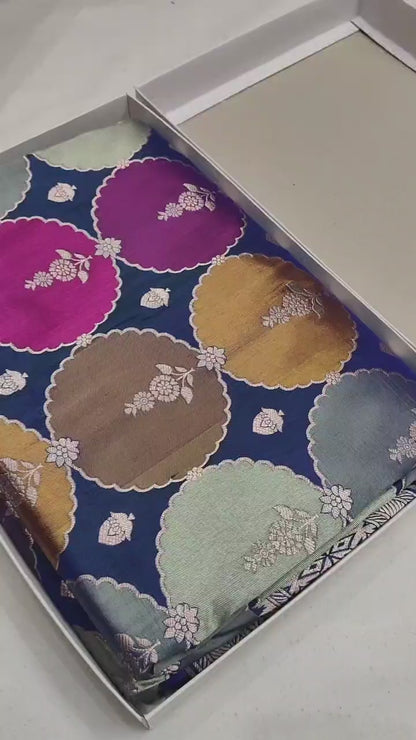 Pure Banarasi Rangkaat Saree