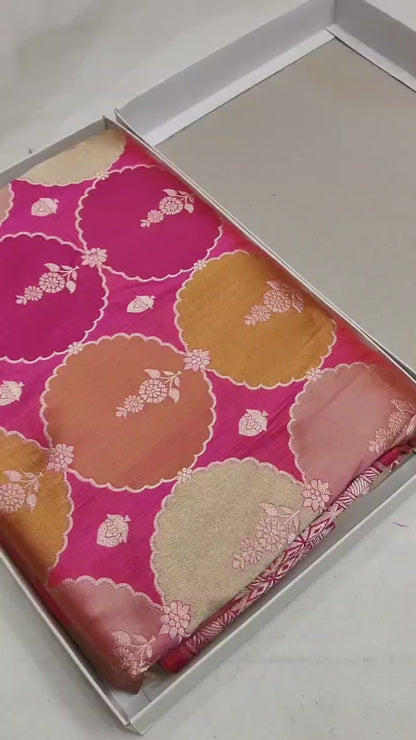 Pure Banarasi Rangkaat Saree