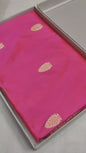 Pink Pure Banarasi Handwoven Kadhua Katan Silk Saree