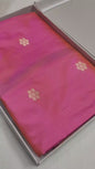 Pink Pure Banarasi Handwoven Kadhua Katan Silk Saree