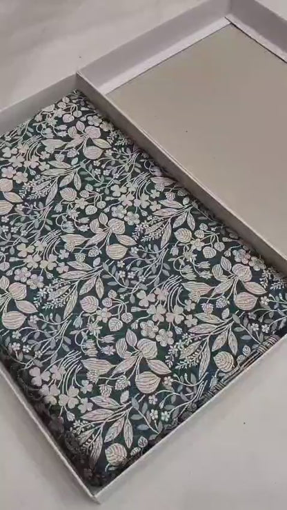 Suffire Pure Handloom Katan Brocade Banarasi Saree