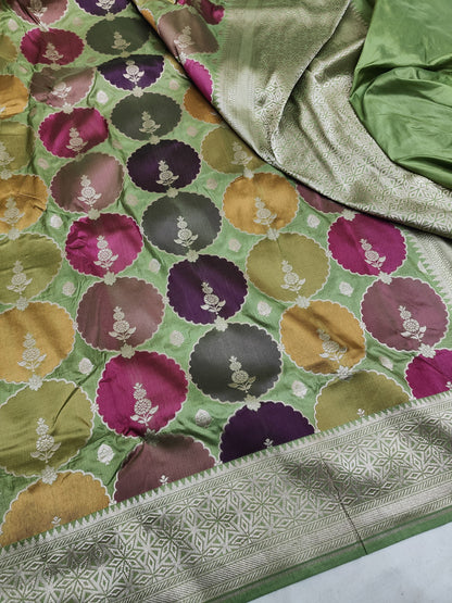 Pure Banarasi Rangkaat Saree