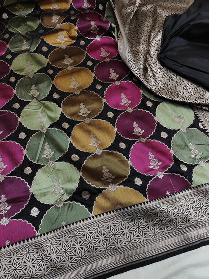 Pure Banarasi Rangkaat Saree