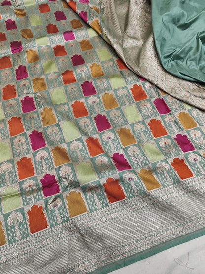 Pure Banarasi Rangkaat Saree