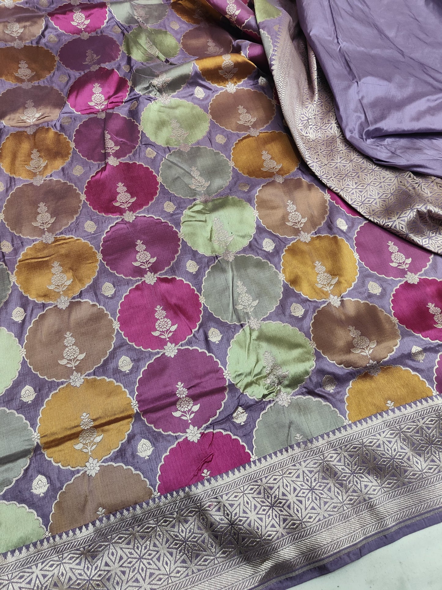 Pure Banarasi Rangkaat Saree