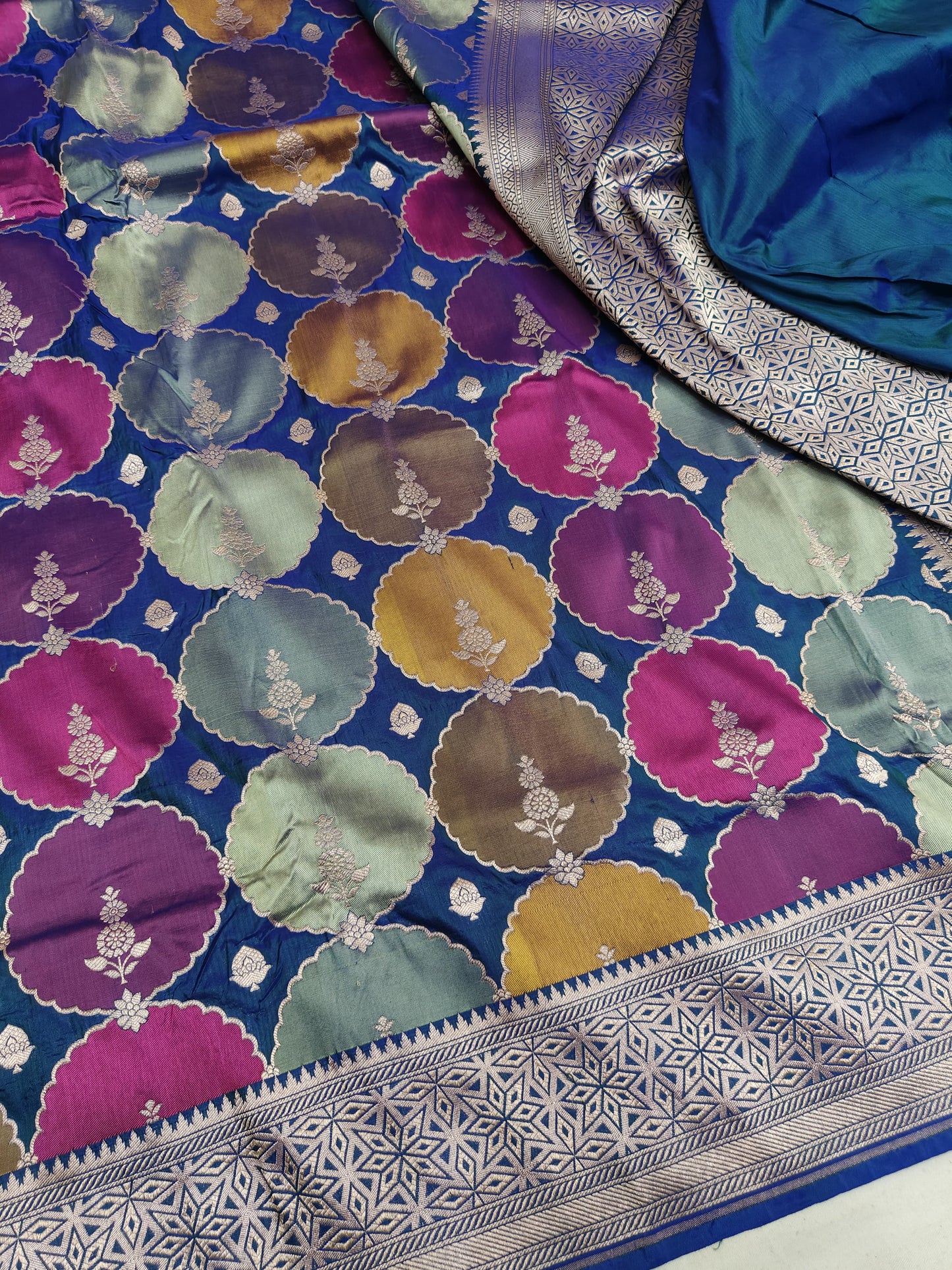 Pure Banarasi Rangkaat Saree