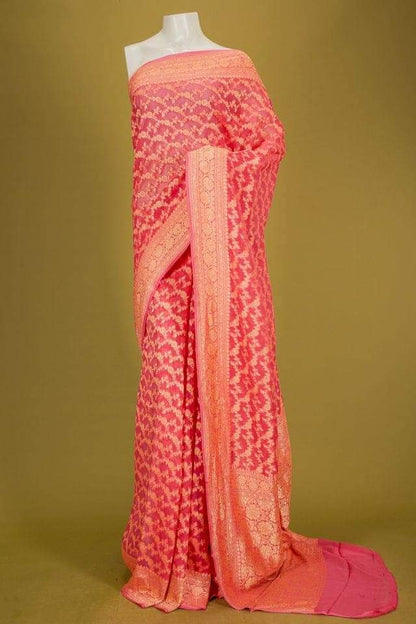 Pure Khaddi Georgette Banarasi Saree