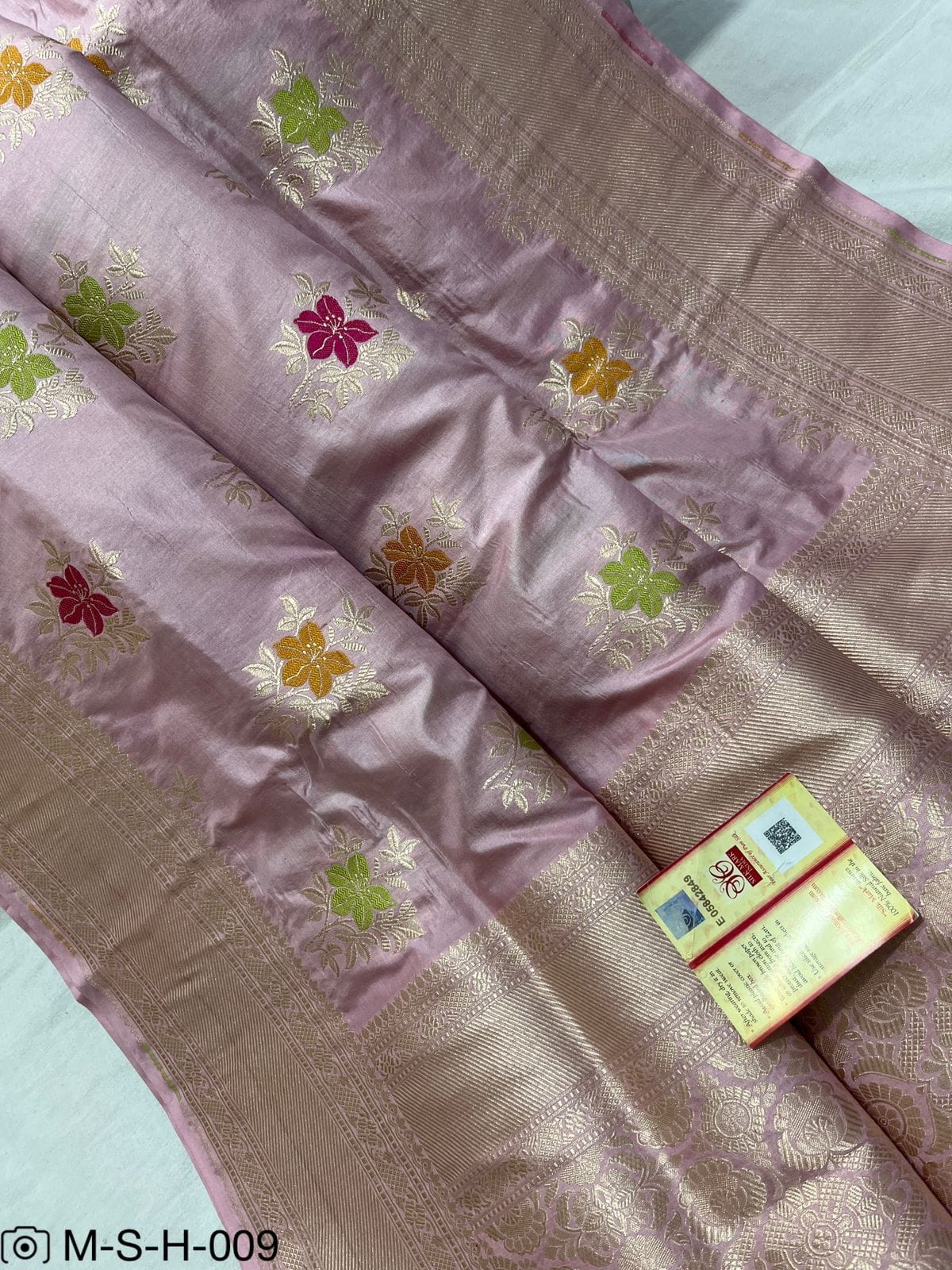 Pure Katan Meenakari Handloom Banarasi Saree