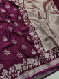 Banarasi Handwoven Satin Mashru Silk Saree