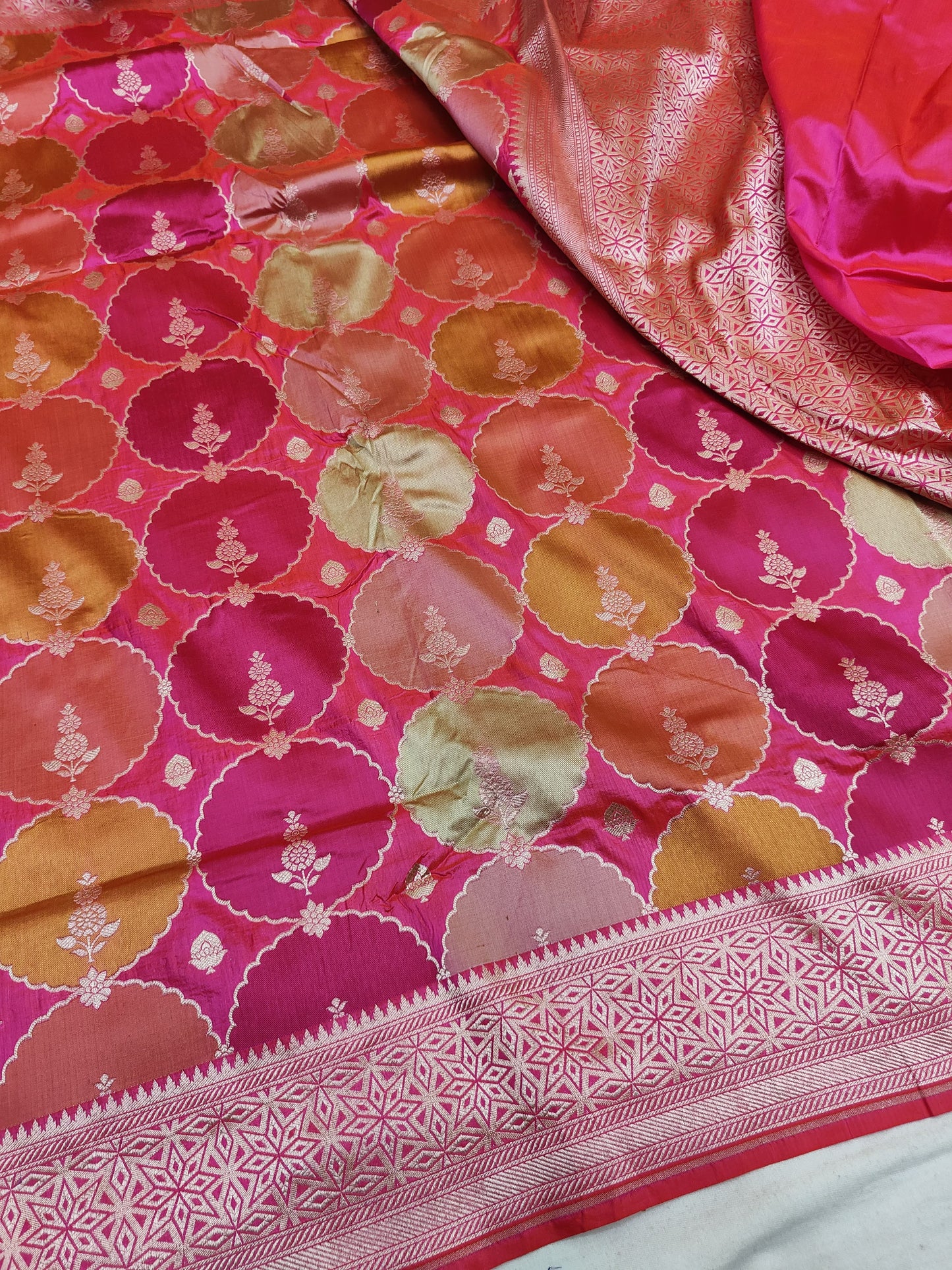 Pure Banarasi Rangkaat Saree