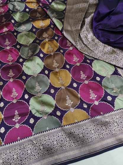 Pure Banarasi Rangkaat Saree