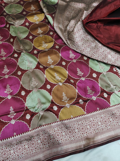 Pure Banarasi Rangkaat Saree